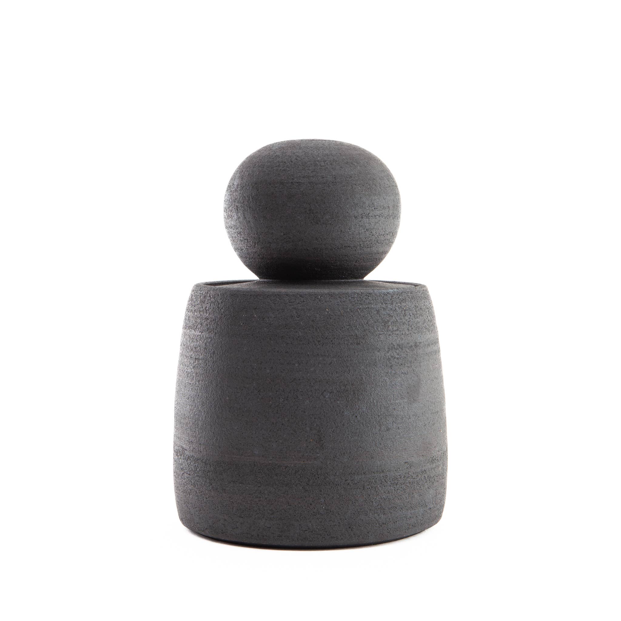 MH STUDIO - Wholesale Decorative Jar - Charcoal Black Stash Jars3