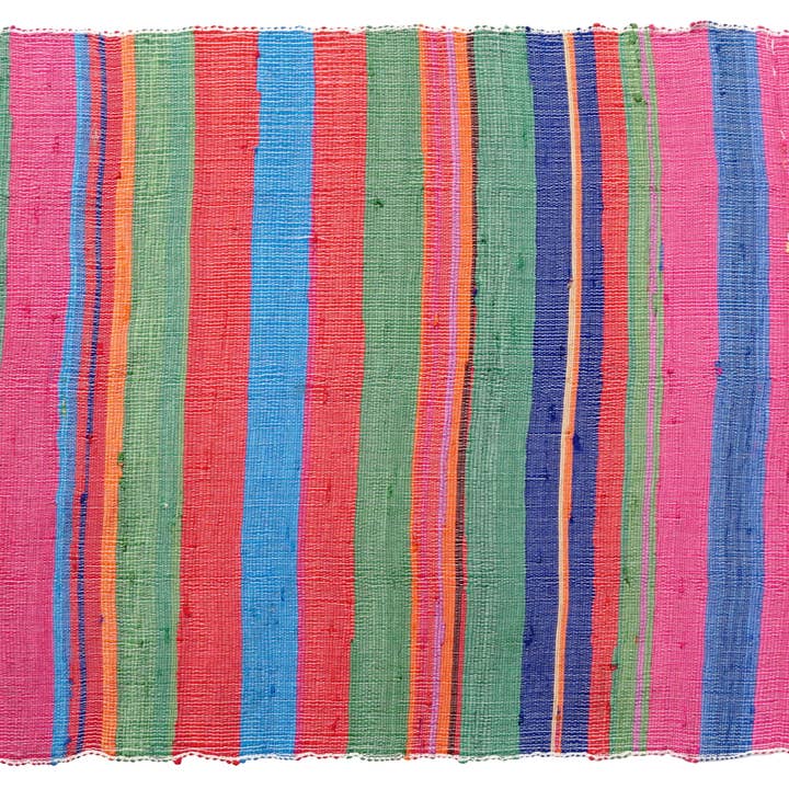 Vintage Addiction - Wholesale Area Rug - 4' x 6' Natural Recycled Fabric Rug1