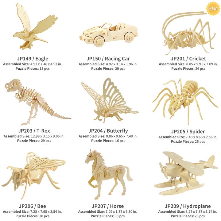 Hands Craft - Wholesale Puzzle - Kids - 3D Wooden Puzzles