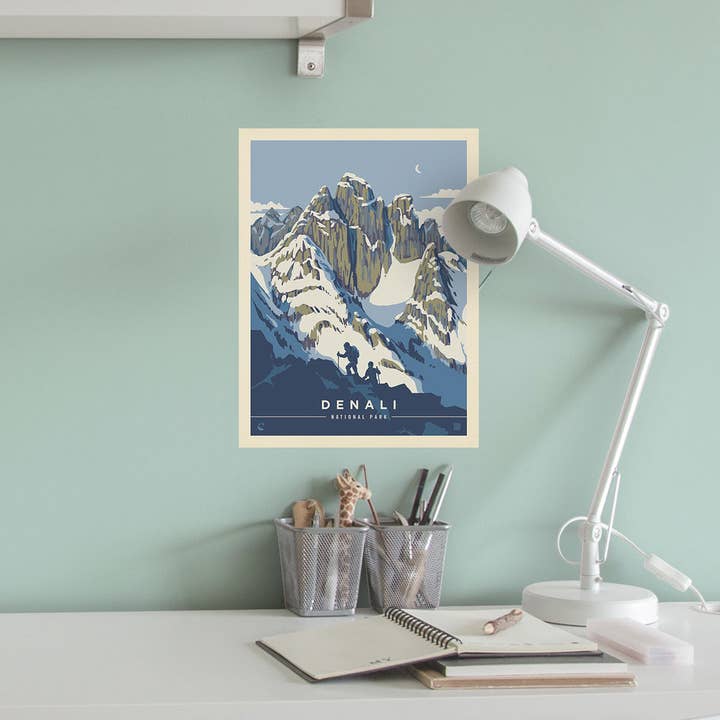 RetroPlanet - Wholesale Wall Decal/Stickers - Denali National Park Alaska Decal3
