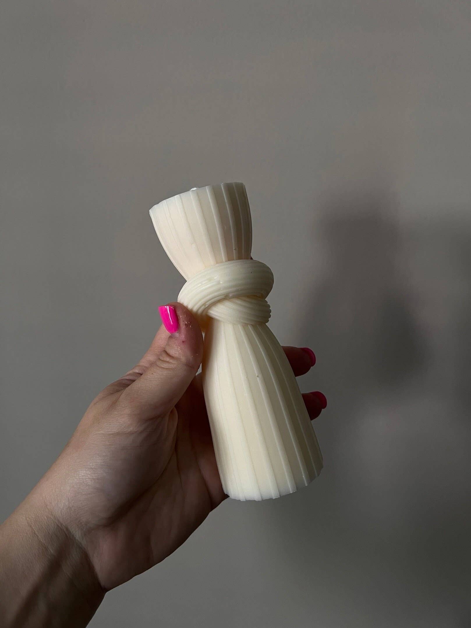 Agaboo Candle - Wholesale Pillar Candle - Knot Stripe Cylindrical Pillar Candle0