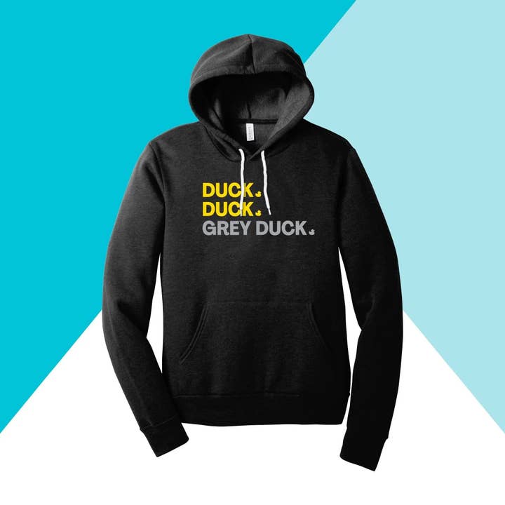 Duck Duck Grey Duck Minnesota Unisex Huvtröja för wholesale av North Owl Apparel