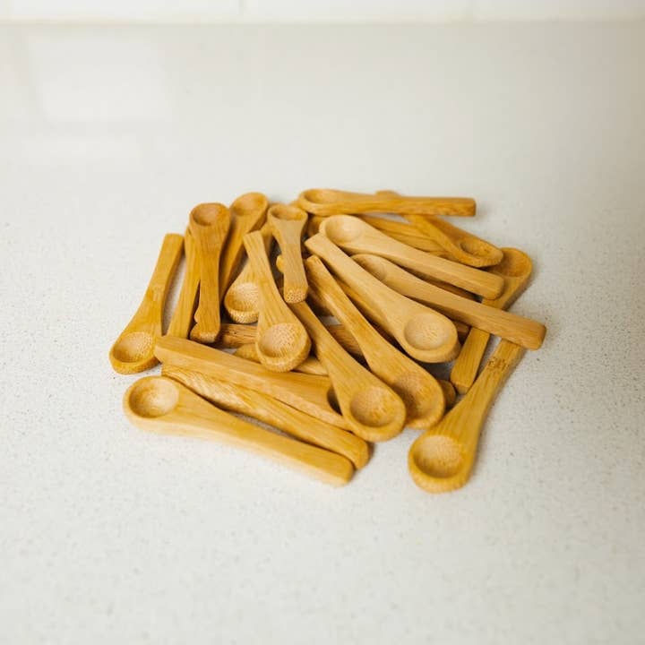 Bamboo Switch - Wholesale Measuring Spoon - Mini Bamboo Spice Spoon | Kitchen | Earth Day Bestseller