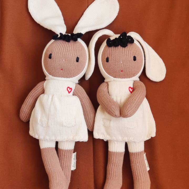 Lero Lero KID - Venta al por mayor Muñeca - Niños - CANELA, muñeca artesanal de comercio justo de raza mixta4