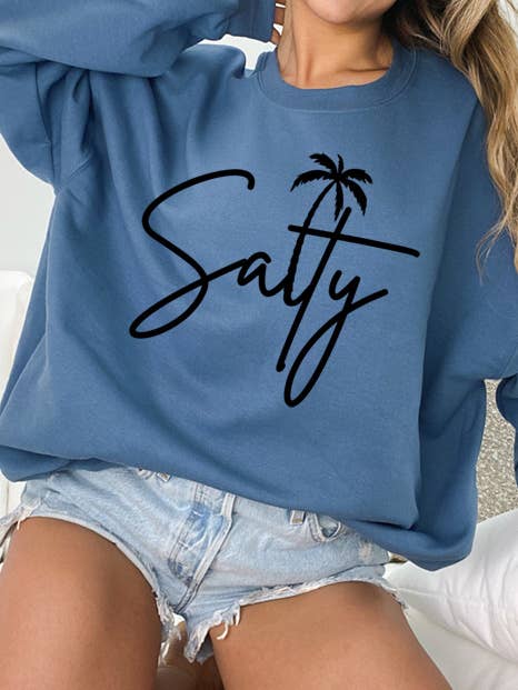 Salty Sweatshirt for wholesale by Wildberry Waves