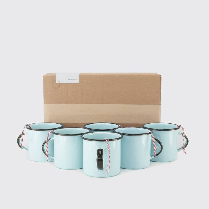 Utilitario Mexicano - Wholesale Coffee Mug - MED. MUG / AQUA BLUE2