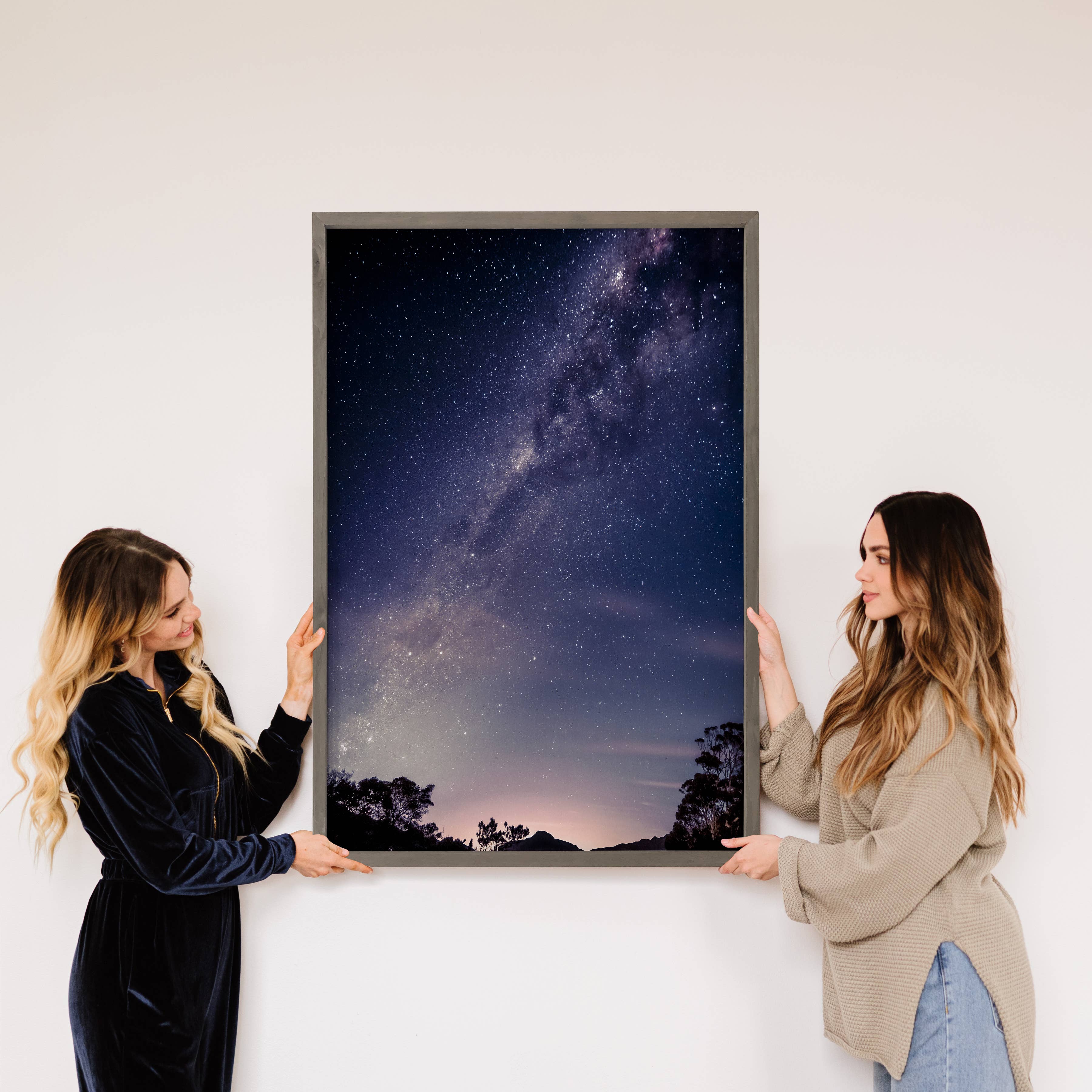 Hangout Home - Wholesale Photograph - Starry Night Sky - Nature Photography - Wood Framed Photos2
