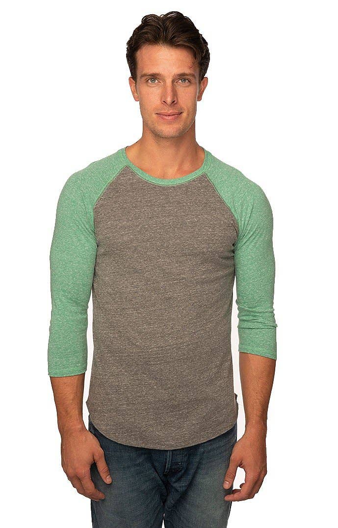 Royal Apparel - Wholesale T-Shirt - Men's - UNISEX TRIBLEND RAGLAN BASEBALL SHIRT7