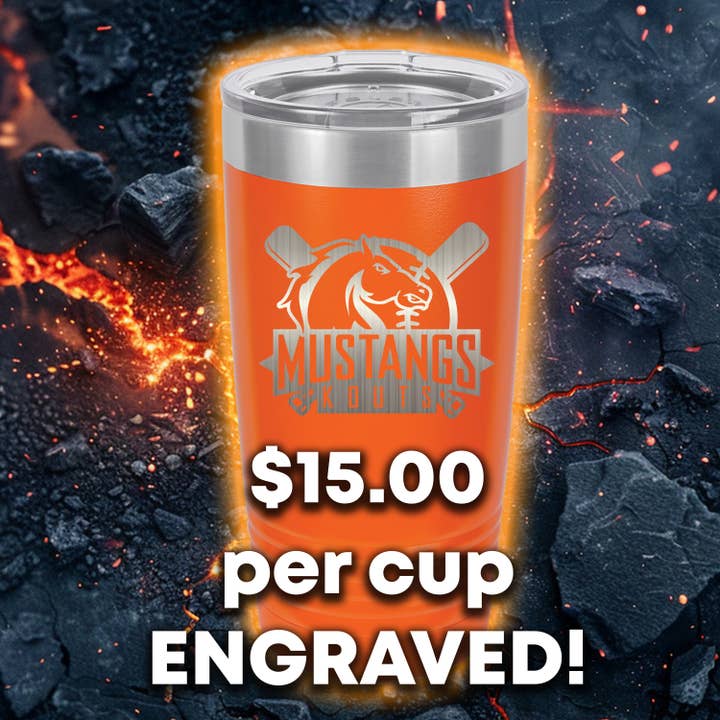 Anpassad graverad 20oz tumblerväska med 24 för wholesale av Sonoma Laser Engraving