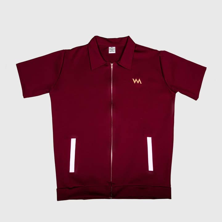 TRÆNINGSJAKKE MÆND - BORDEAUX (HØJ KVALITET) for engroshandel hos Wdmrck Exclusive Inc