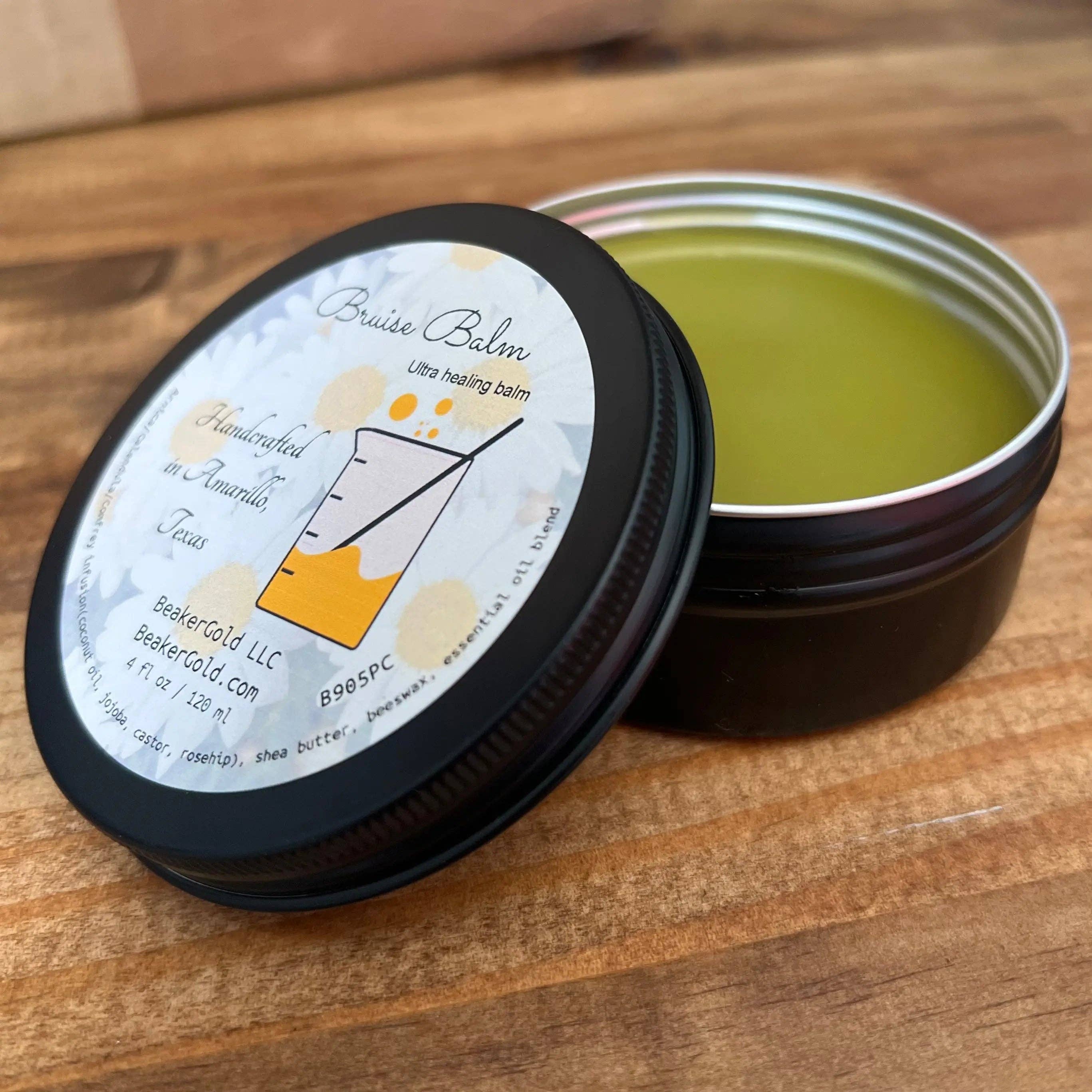 BeakerGold LLC – Salva/bálsamo/creme para sarar por atacado – Bálsamo de hematoma1