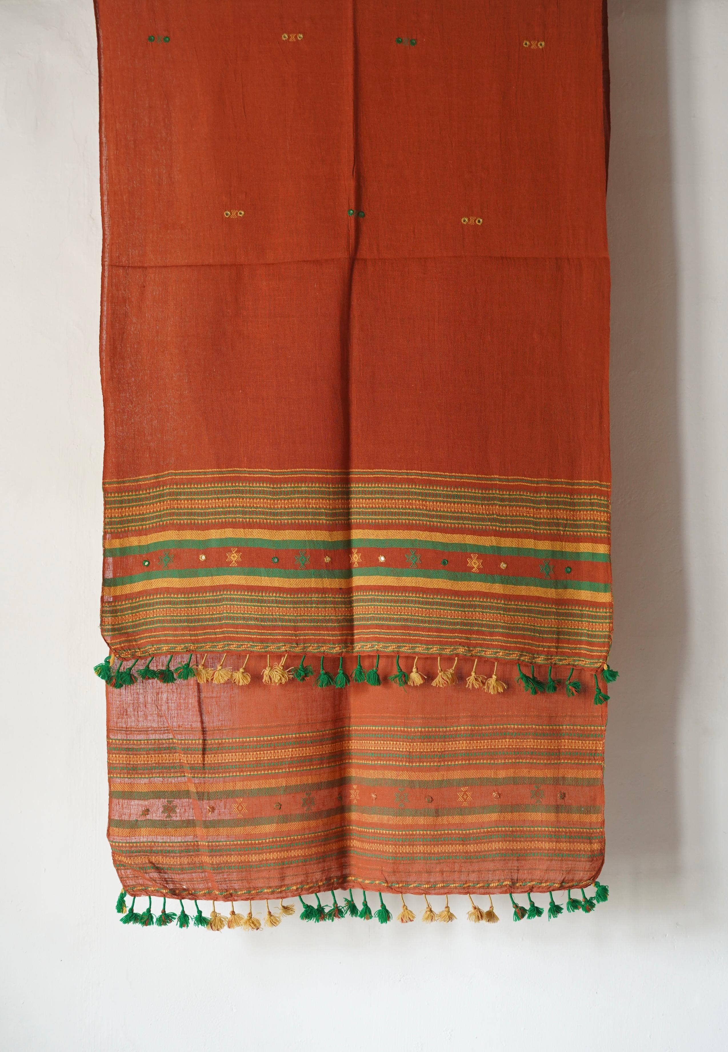 Annahmol - Wholesale Scarf - Unisex - Organic Indigenous Woven Cotton & Natural Dye Scarf34