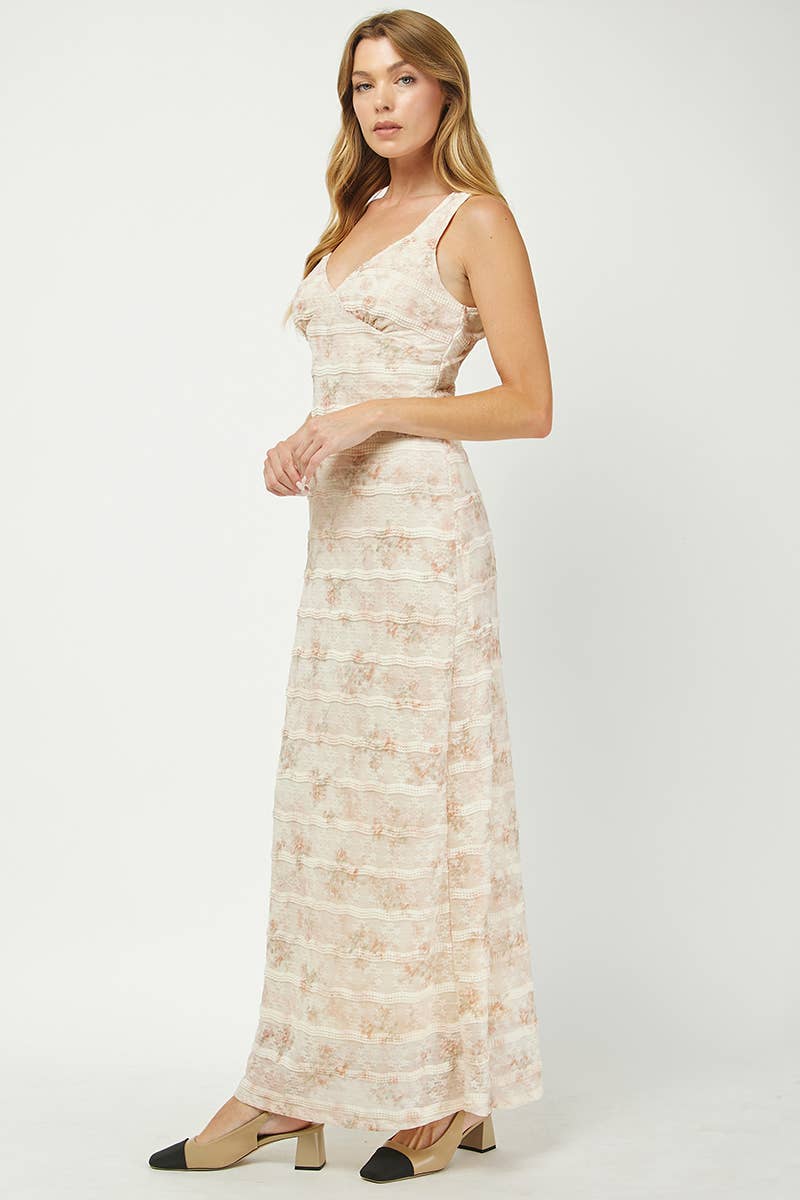 Creme VESTIDO MAXI DE RENDA 1995ND para venda a revendedores na Faire3