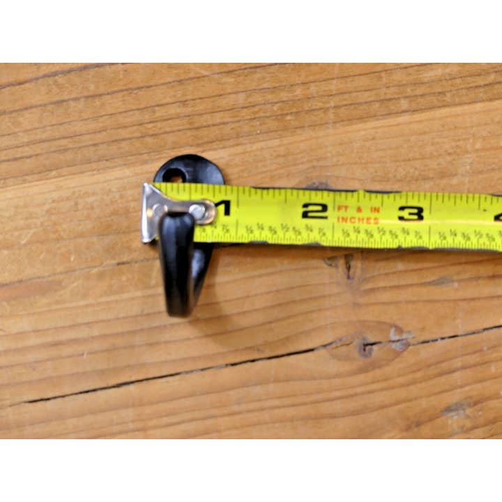 Midwest Craft House - Wholesale Wall Hook - Small Black Iron Cup Hook, 2" Long