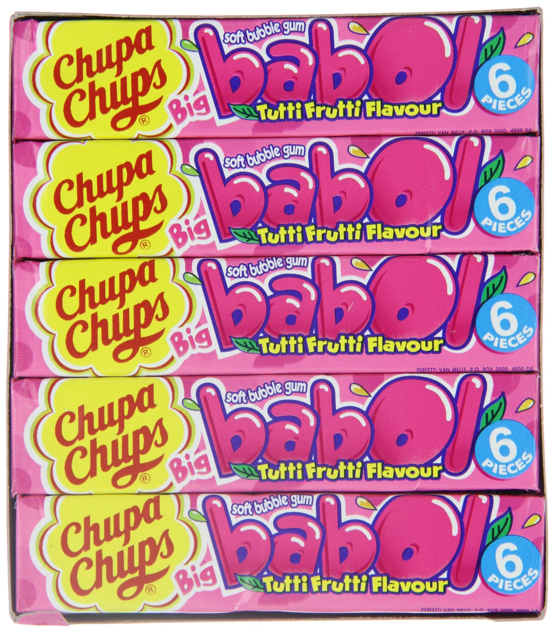Global Bite Co - Wholesale Chewing Gum - Chupa Chups Big Babol Tutti Frutti 20pck (Netherlands)2