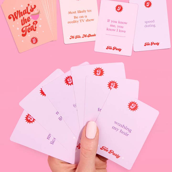 xo, Fetti - Wholesale Card Game - What's the Tea? Game - group card game, gift