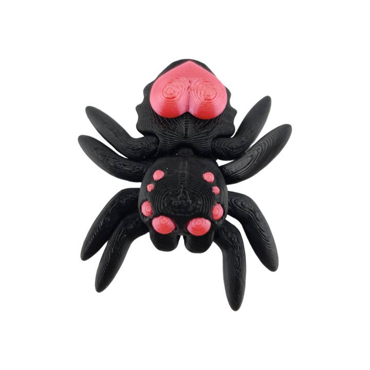 The Geek Galleria - Wholesale Fidget Toy - Kids - 10 Mini Spiders Articulated - 3D Printed Fantasy Creature - Cinderwing3d6