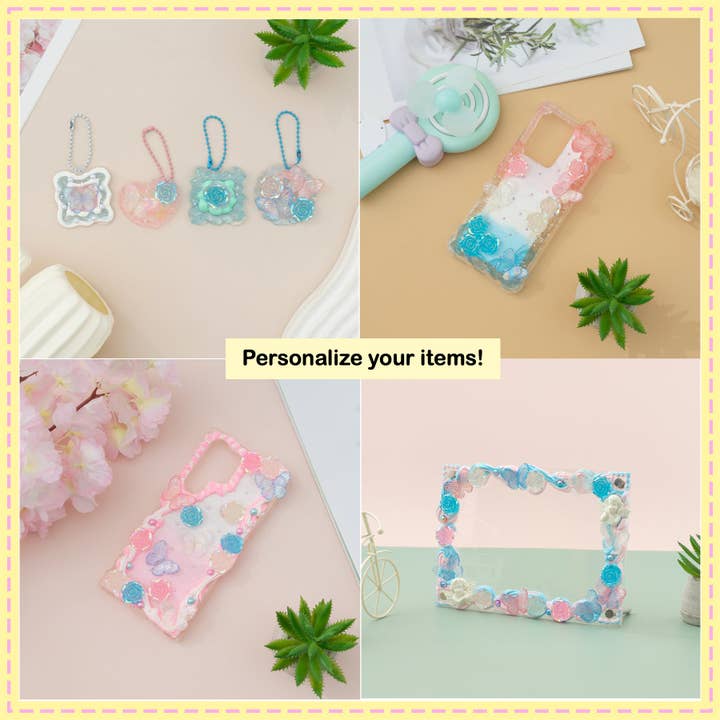 Decoden Cream - Wholesale DIY Craft Kit - Glitter Mini Decoden Cream set, Fake Whipped Cream Glue4