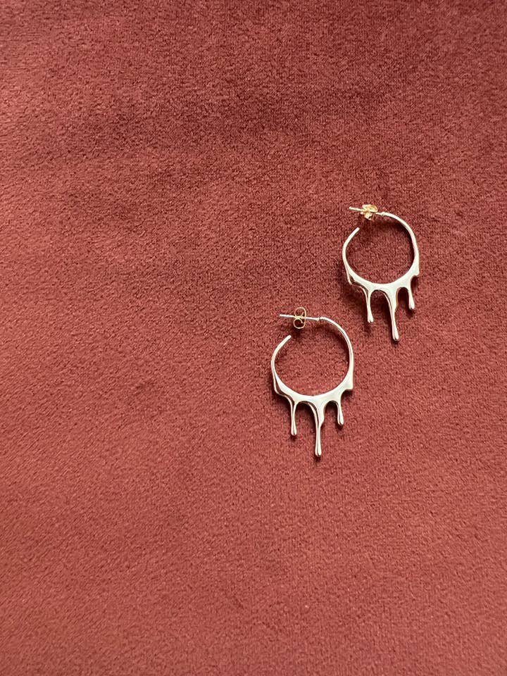 Drip Earrings with Stainless Steel Stud for wholesale by Océanne