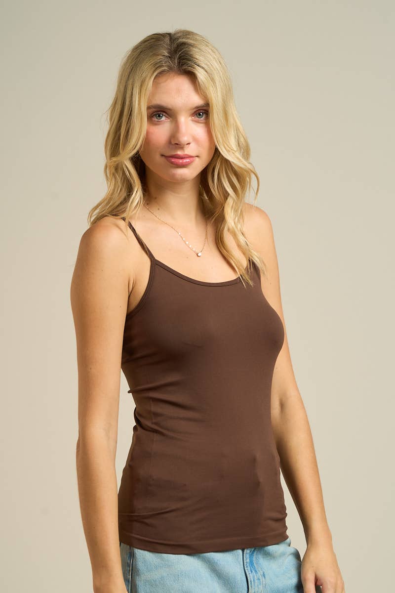 ANWND - Wholesale Tank Top - Women's - S55523-Essential Spaghetti Strap Cami45