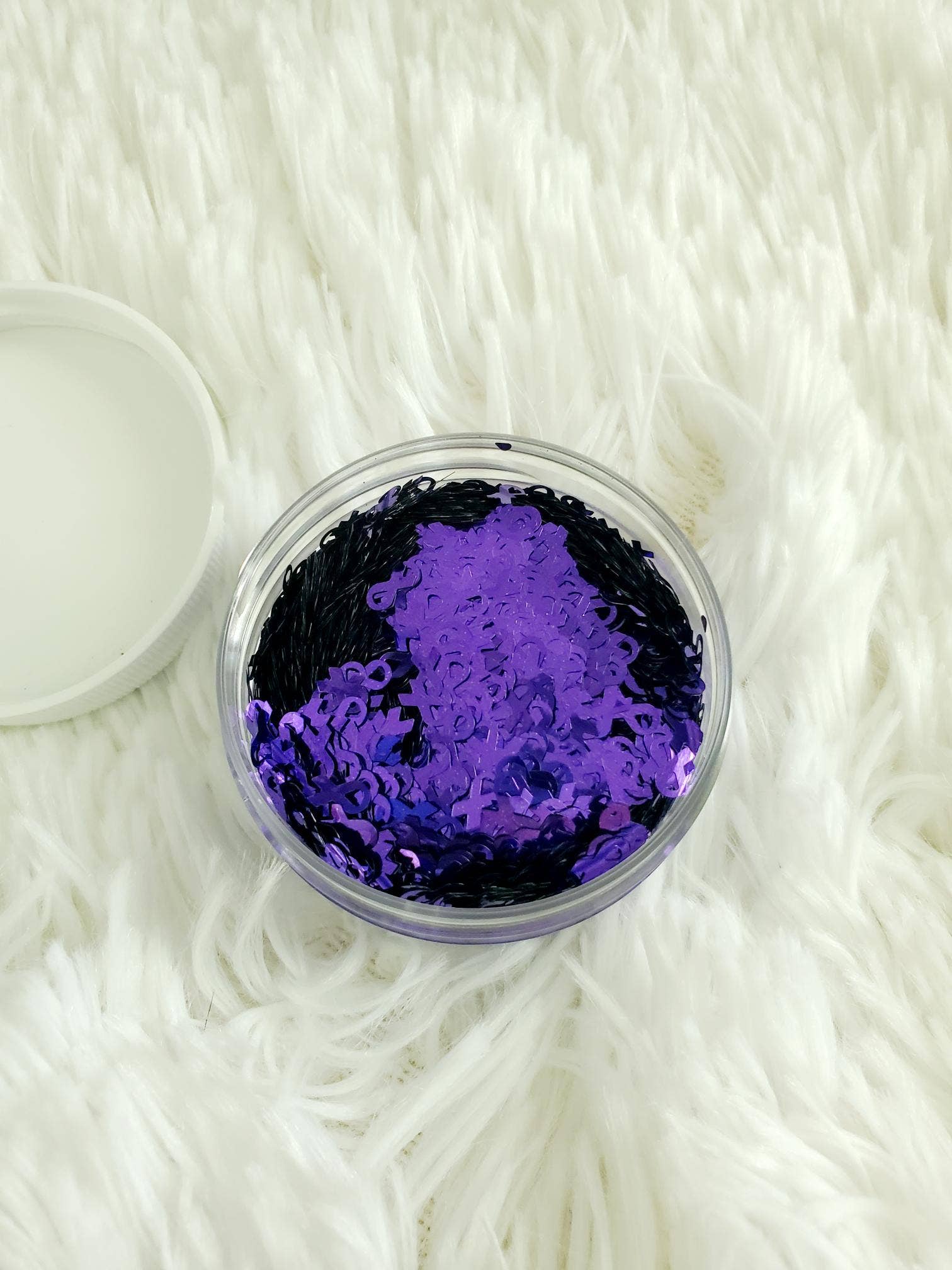 Tots And Tumblers Art - Wholesale Keychain - Women's - Purple Awareness Ribbon Bear Keychain9