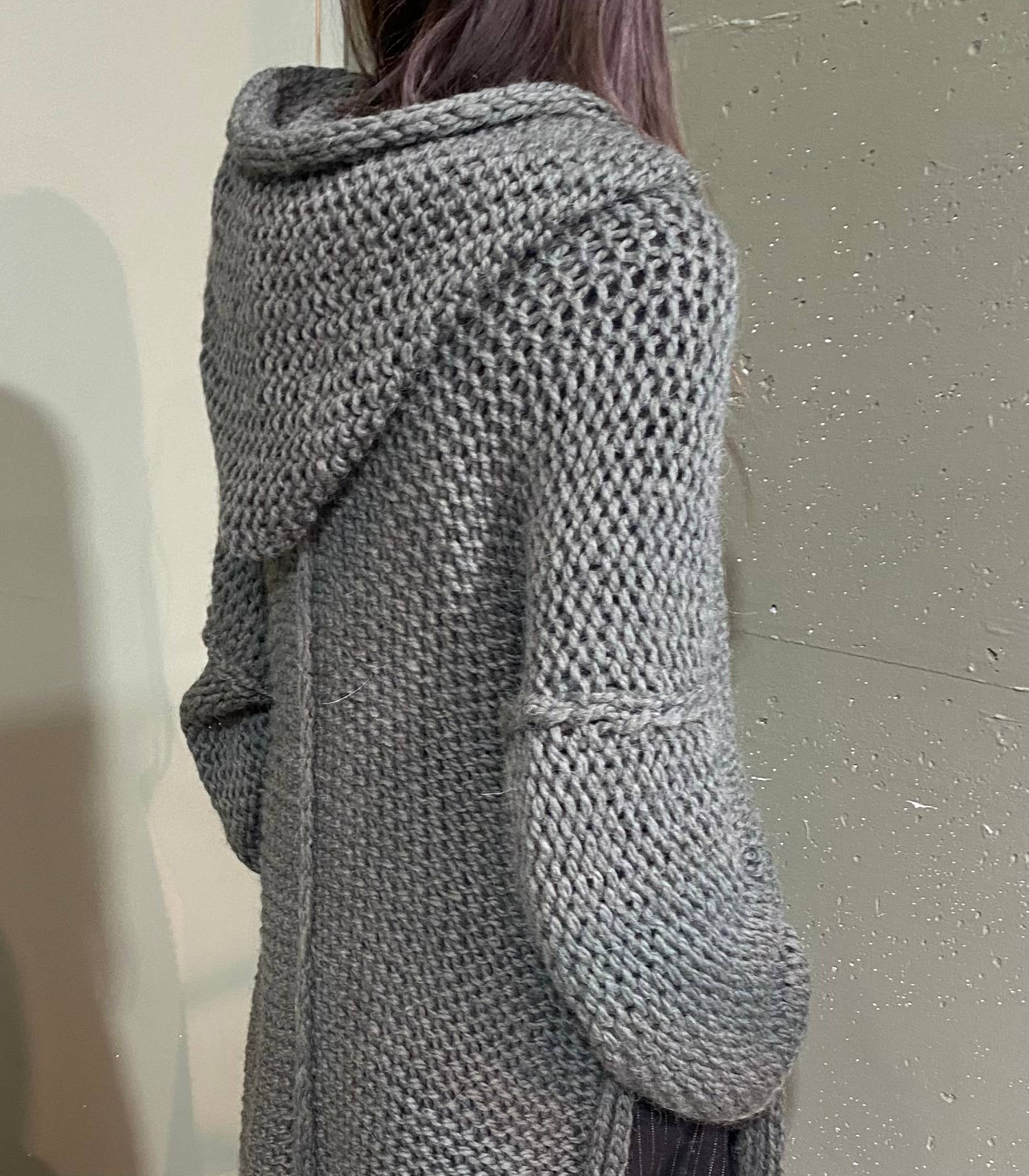 NOGOON – Kimono - Mulher por atacado – Kimono de alpaca e lã YUL3