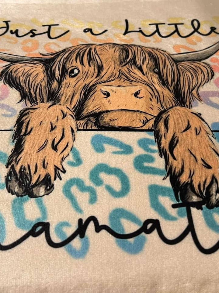 Solo una pequeña manta dramática para vacas de las Tierras Altas para venta al por mayor de Creative Queen Boutique