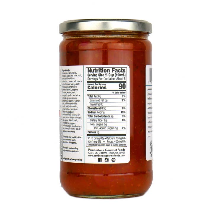 Pemberton's Gourmet Foods - Wholesale Pasta Sauce - Spicy Arrabbiata Pasta Sauce3
