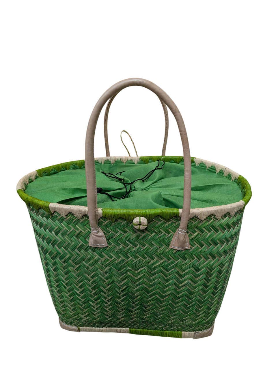 Boutique Huléti - Vendita all'ingrosso Borsa da spiaggia - Borsa Cesta XXL Turchese con Pochette in Tessuto - 3 dimensioni - Shopper per mercato, spiaggia e shopping11