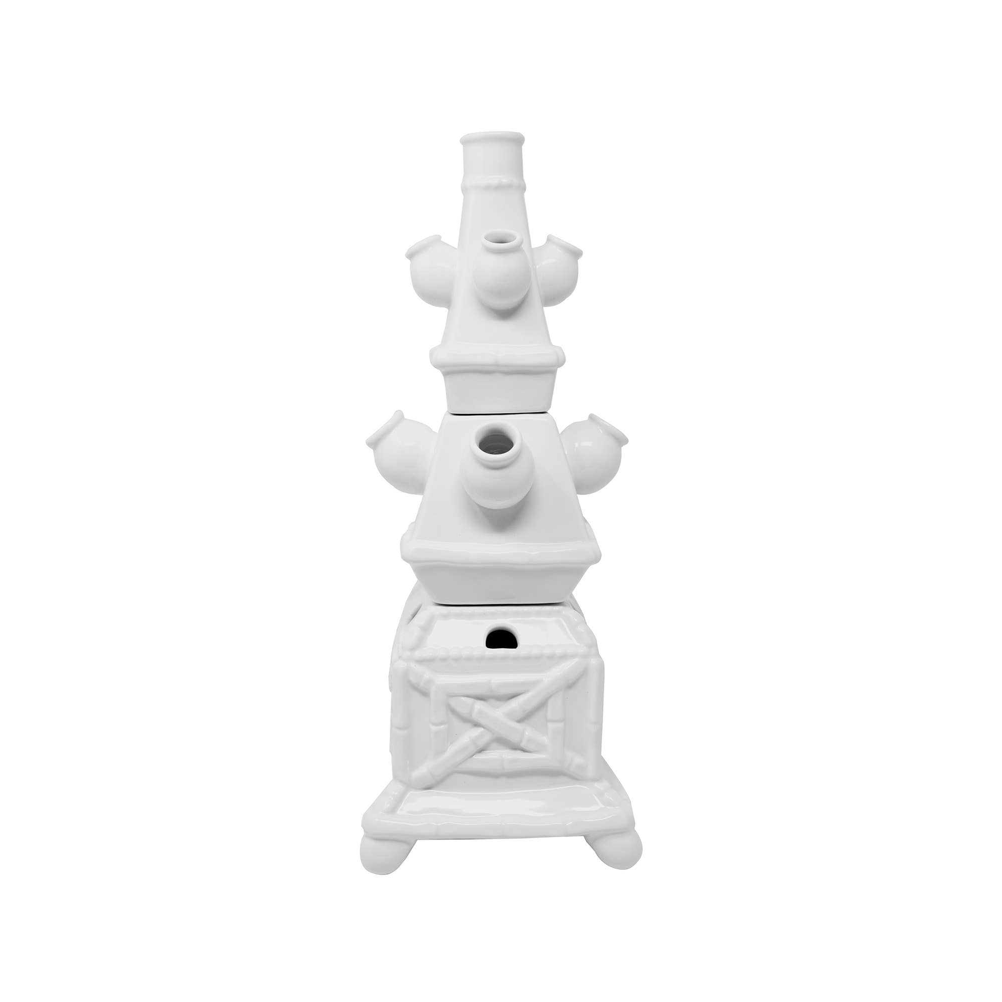 Lilly Pulitzer by Lifeguard Press - Vente Jardinière - Tulipière en céramique, blanc resort