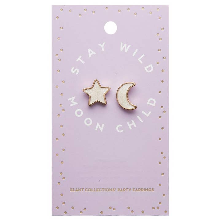 Party Earrings - Moon Child for wholesale by Slant Collections by Creative Brands