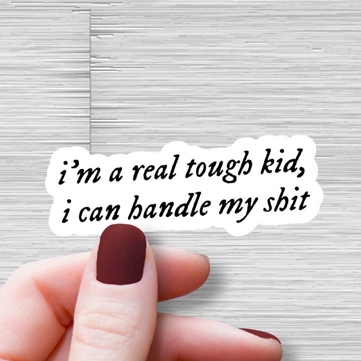 Tough Girl Sticker for wholesale by Felicia Nicole Design