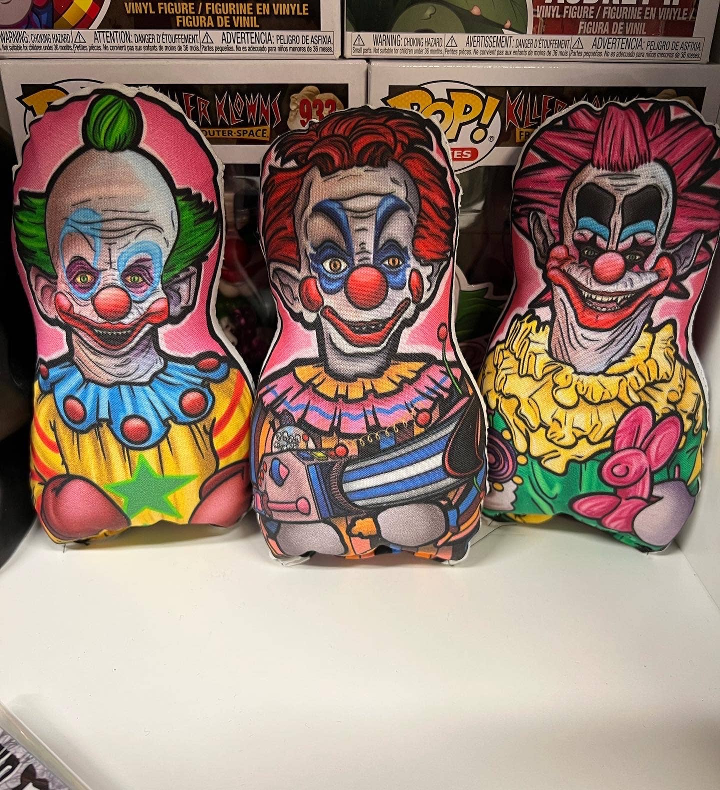 The Cuddle Cult - Wholesale Stuffed/Plush Toy - Kids & Baby - killer Klowns from Outer Space full 5 piece Plush Set1