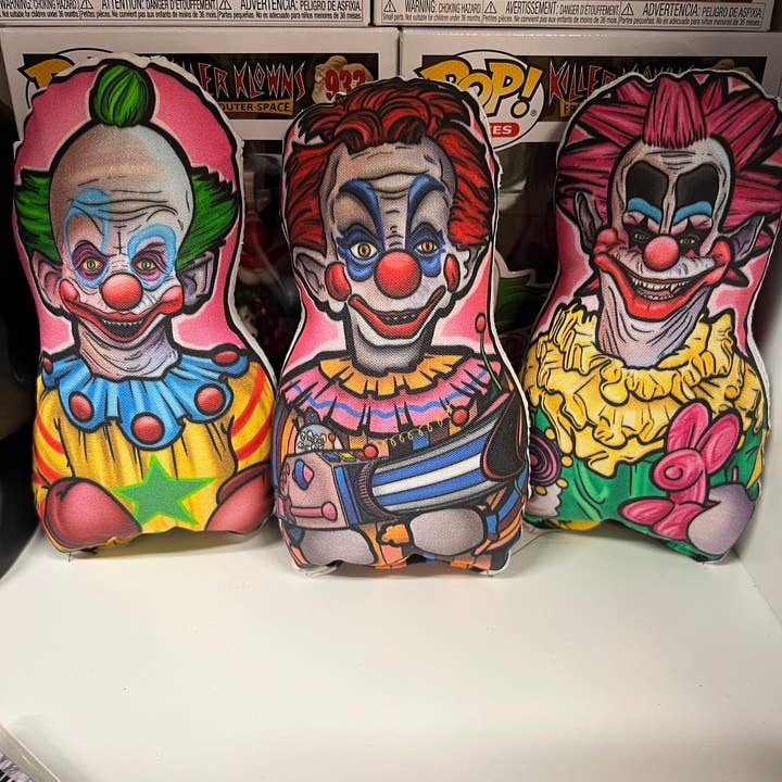 The Cuddle Cult - Wholesale Stuffed/Plush Toy - Kids & Baby - killer Klowns from Outer Space full 5 piece Plush Set1