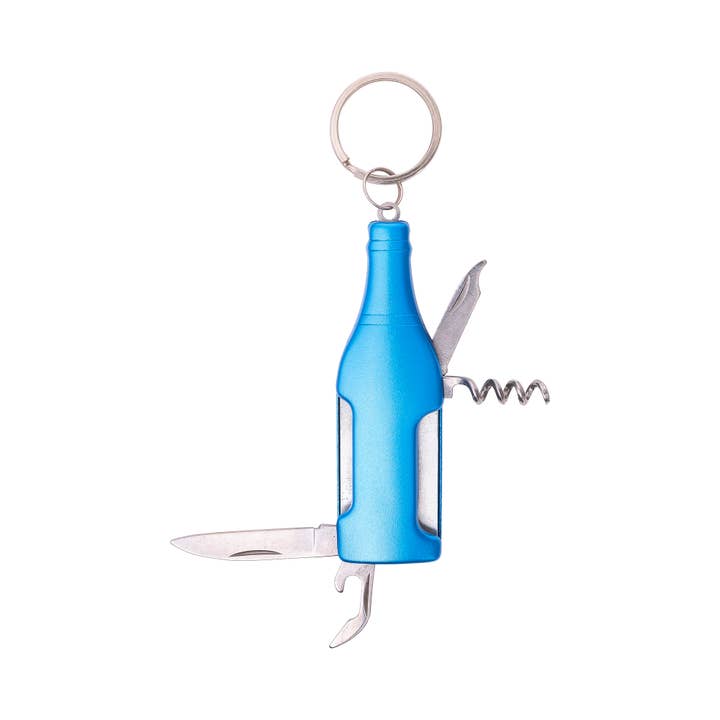 Mad Man - Wholesale Keychain - Men's - Aged to Perfection Wine Opener Multi Tool