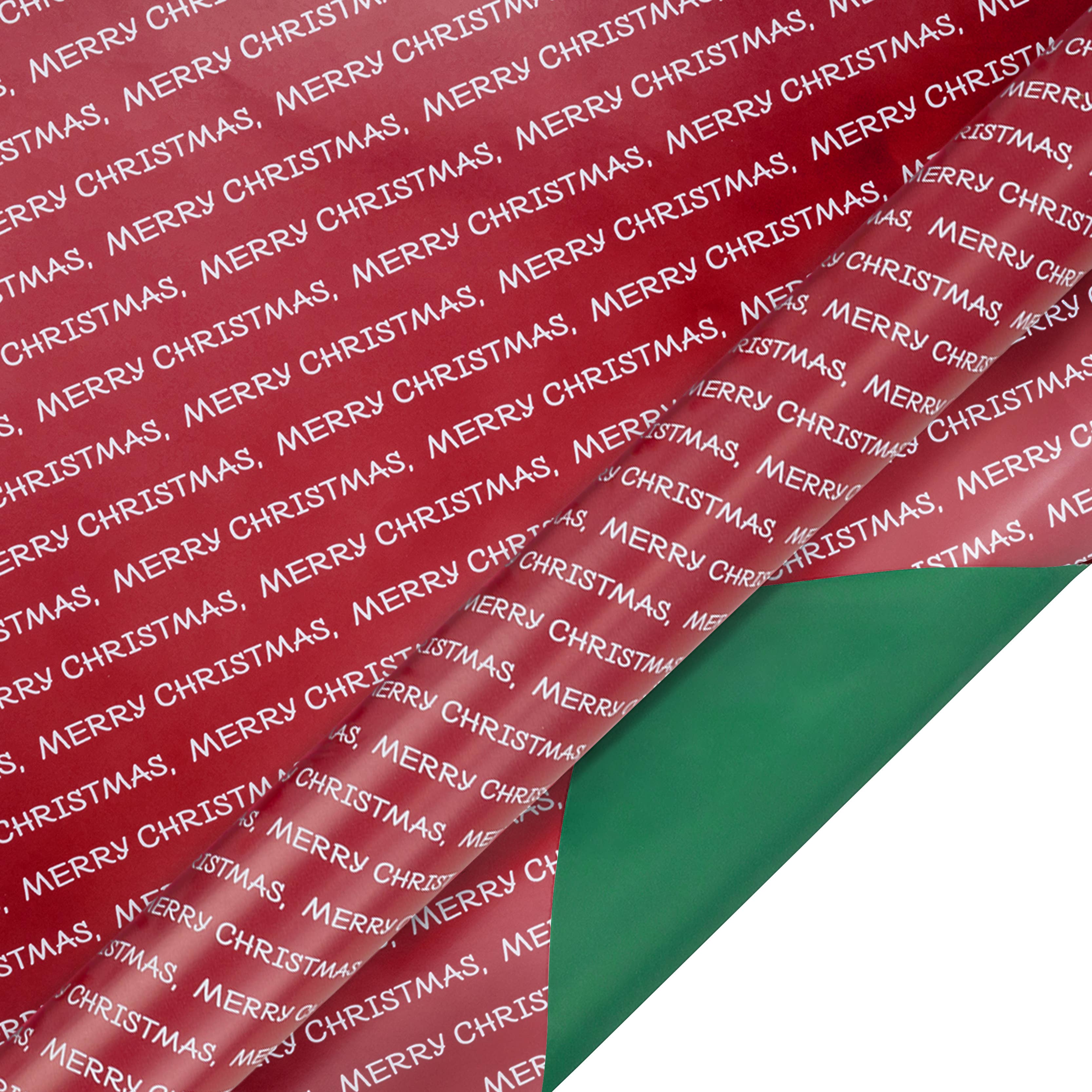 LA Ribbons Wholesale - Wholesale Inpakpapier per rol - 30" x 10' Feestdagen Omkeerbare Cadeaupapier Bundel (4-pack) | Doe a Deer5