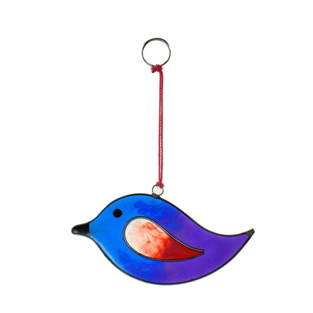 Shared Earth – wholesale Suncatcher – Suncatcher Bird in Assorted Colours, 9 x 4.5 Cm2