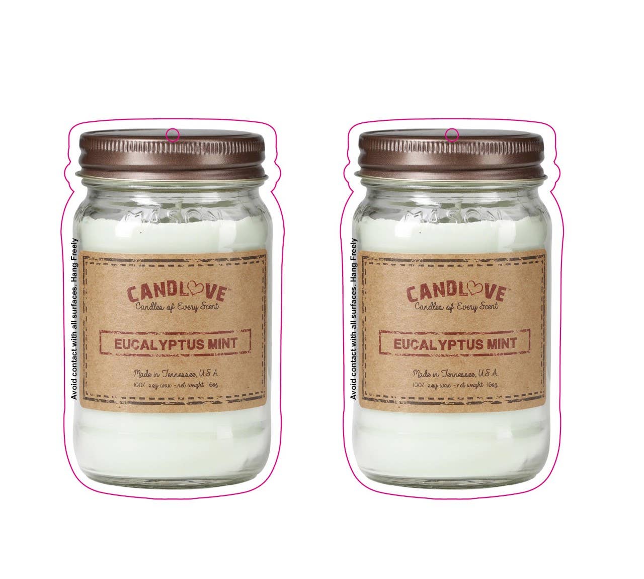CANDLOVE CANDLE CO - Wholesale Car Freshener - Unisex - CANDLOVE Strong Scented Car Freshner 16 Scents (1x Peice)9