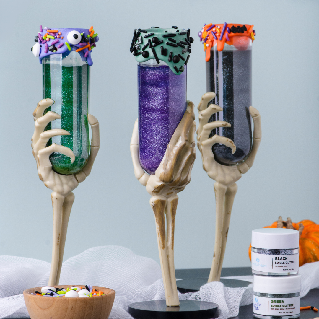 Sweets Indeed – Großhandel Streusel – Sweets Indeed Schwarzer Essbarer Glitzer 4g3