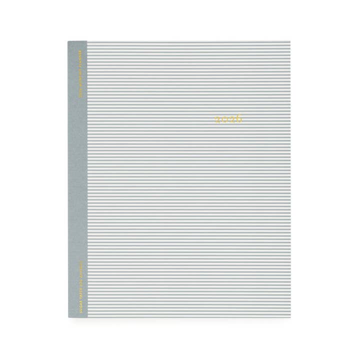 2026 Blue Pinstripe Monthly Planner for wholesale by Sugar Paper