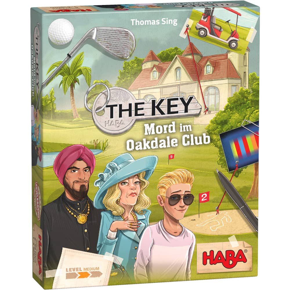 Amaroni - Wholesale Board Game - HABA The Key – Murder at the Oakdale Club - Board Game2