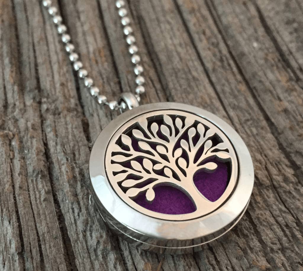 Be Inspired UP - Wholesale Pendant/charm necklace - Tree of Life Essential Oil, Diffuser Pendant