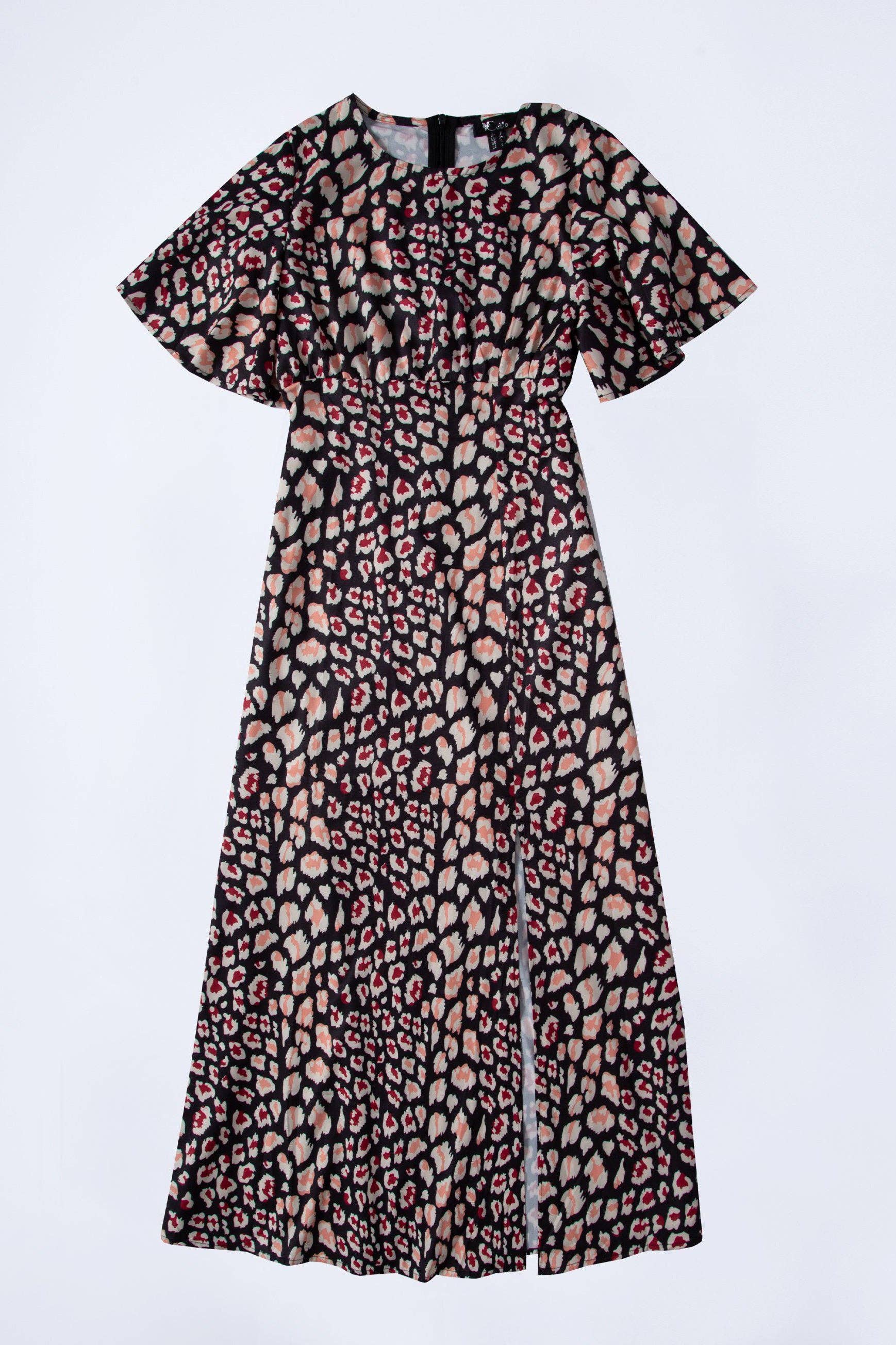 Cutie London - Wholesale Dress - Women's - Short Sleeve Animal Print Dress1