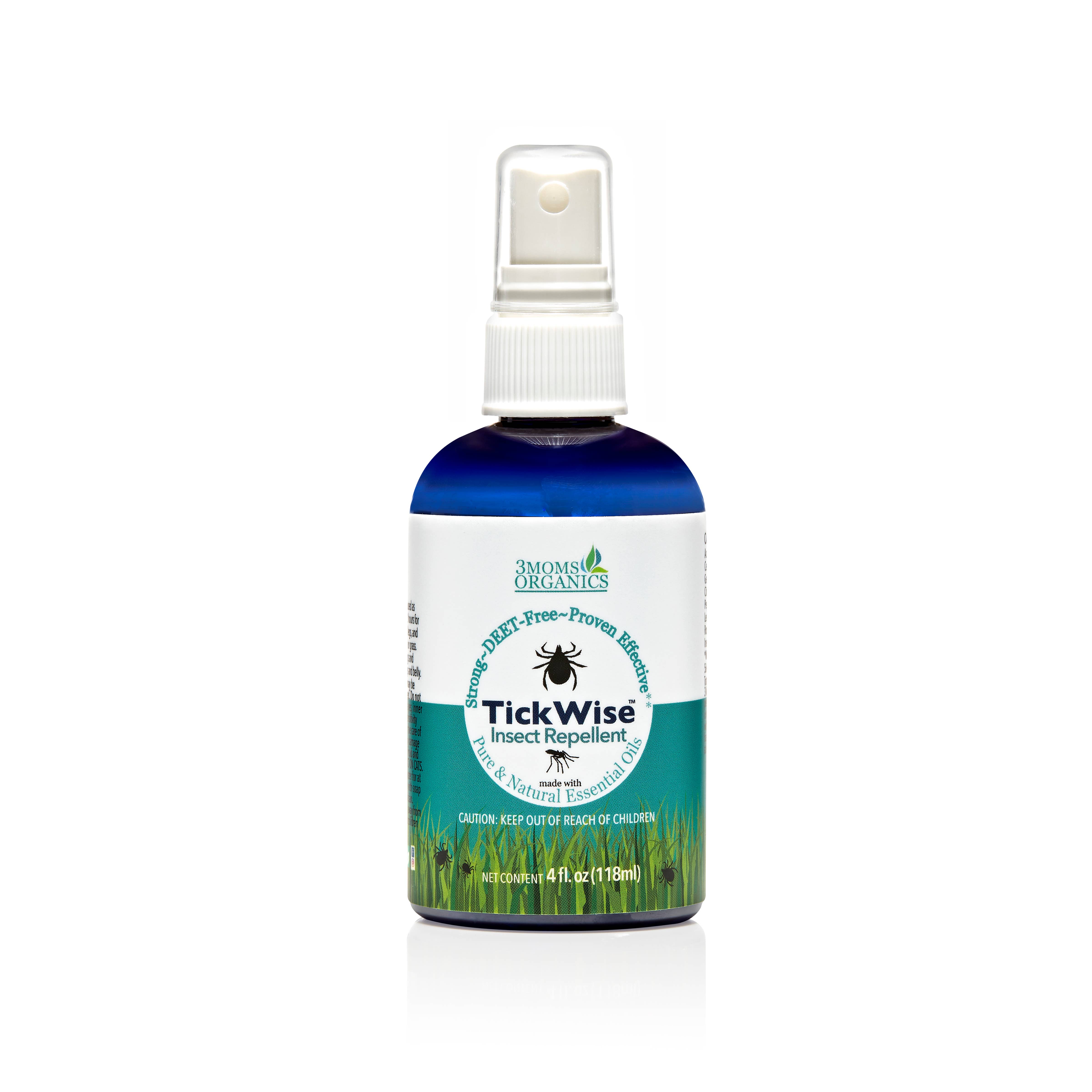 3 Moms Organics - Wholesale Insect Repellent - TickWise by 3 Moms Organics 4oz