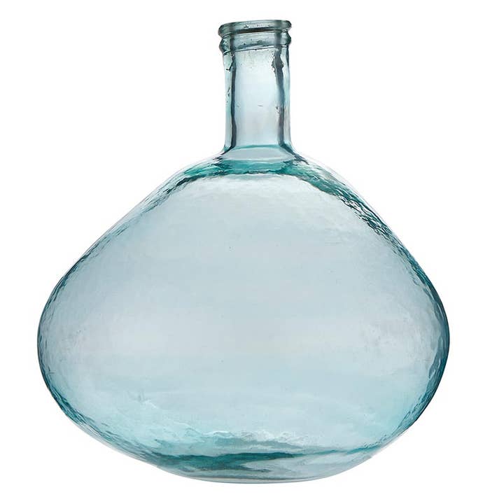 Blue Recycled Glass Vase - Large for wholesale by Santa Barbara Design Studio by Creative Brands