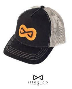 Illogico - Wholesale Trucker Hat - Men's - Black hat with visor0