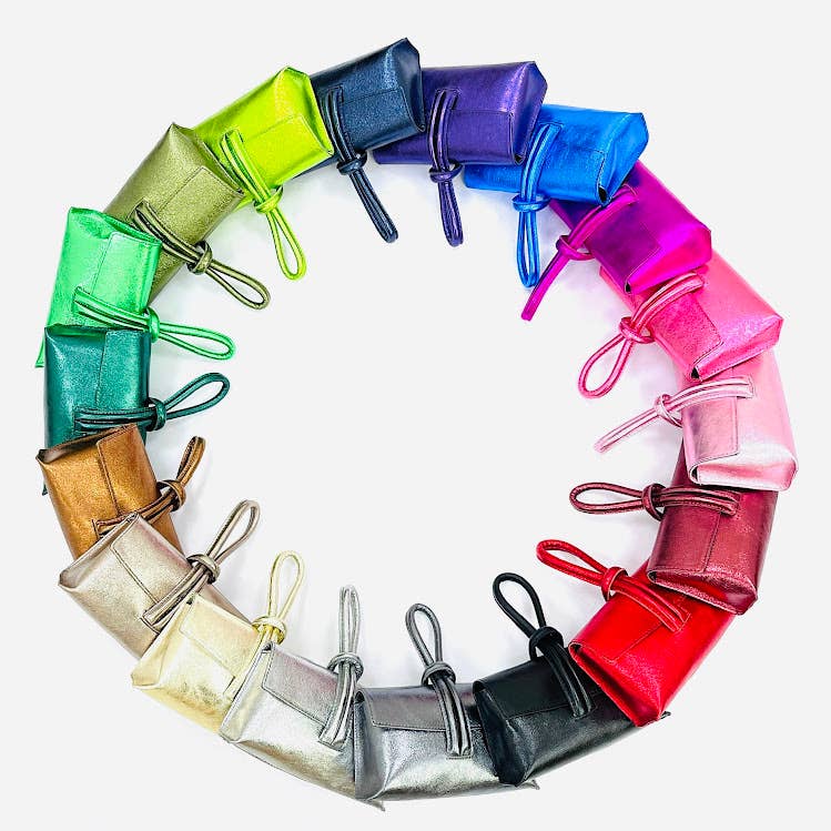 MILANO AMOUR - Vendita all'ingrosso Pochette - Donna - POCHETTE MICHELLE LAMINATO CON NODO23