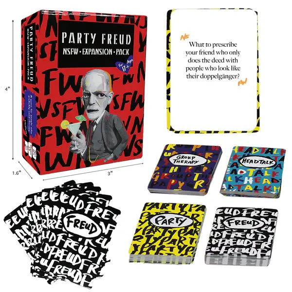 PARTY FREUD - Vente Jeux de cartes - Pack d'extension NSFW PARTY FREUD3