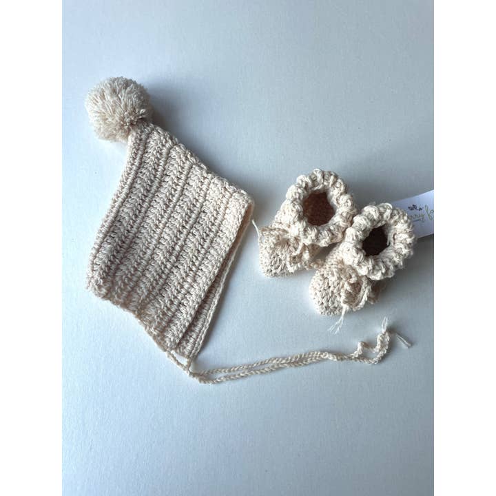 Gooseberry fool – wholesale Newborn/knit hat – Baby – Wool pixie bonnet1