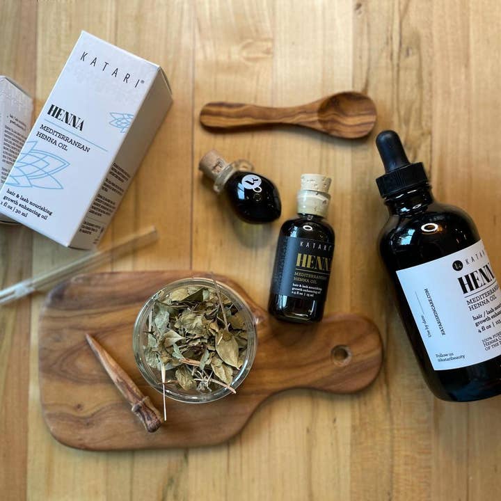 Katari Beauty - Wholesale Eyelash/Brow Serum - Henna Oil for Healthy Brows, Lashes & Hair | 100% pure5